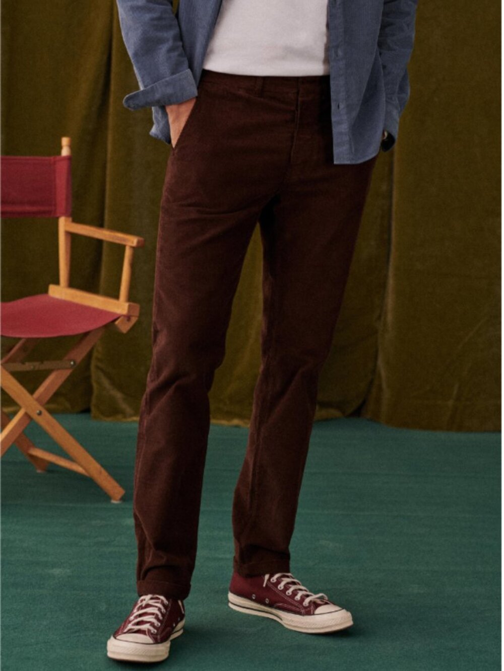 NWT Octobre Edition Tom Corduroy Chinos - Picture 4 of 4